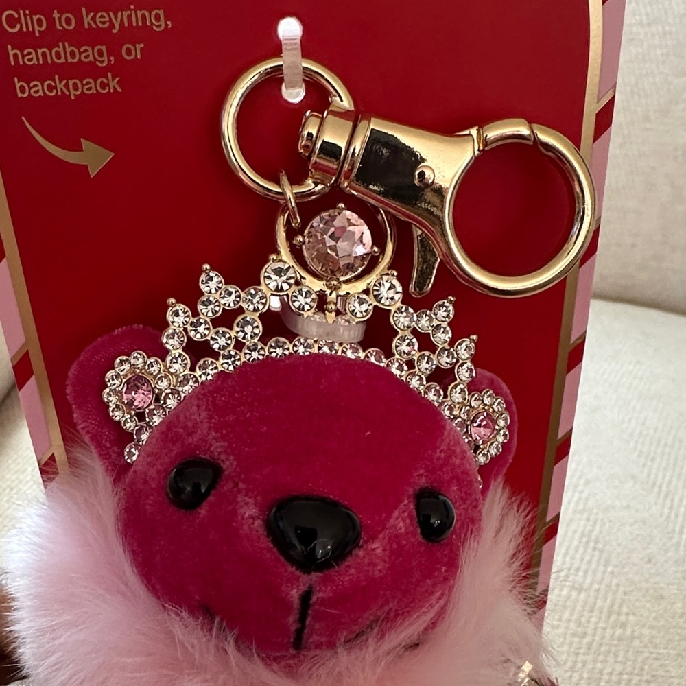 Piper Pink Royal Bear Keychain - Picture 10 of 10